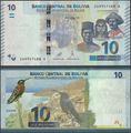 Picture of Bolivia,P248b,B417b,10 Bolivianos,2018