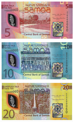 Picture of Samoa,3 NOTE SET,35 Tala,2024,CHOGM Comm - PRE ORDER