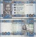 Picture of South Sudan,P15d,B115d,100 Pounds,2019