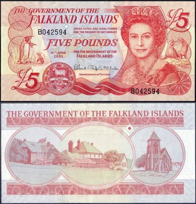 Picture of Falkland Islands,P17,B219,5 Pounds,2005