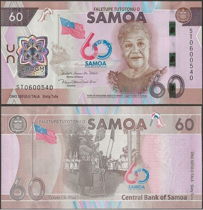 Picture of Samoa,60 Tala,2024,CHOGM Comm - PRE ORDER