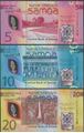 Picture of Samoa,3 NOTE SET,35 Tala,2024,CHOGM Comm