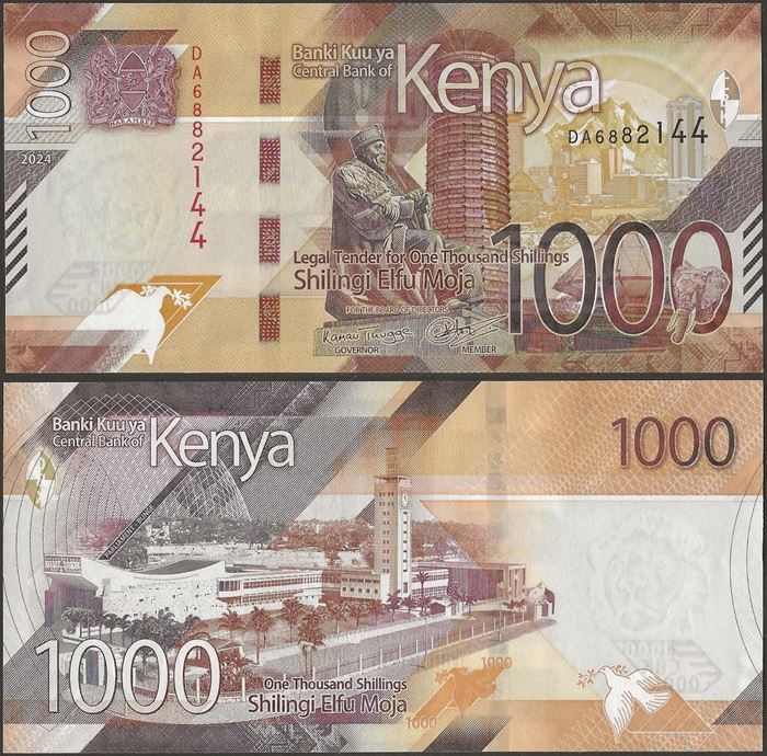 Picture of Kenya,P56b,B148b,1000 Shillings,2024