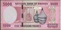 Picture of Rwanda,P45,B144a,5000 Francs,2024