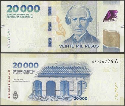 Picture of Argentina,Pw368,B428,20000 Pesos,2023