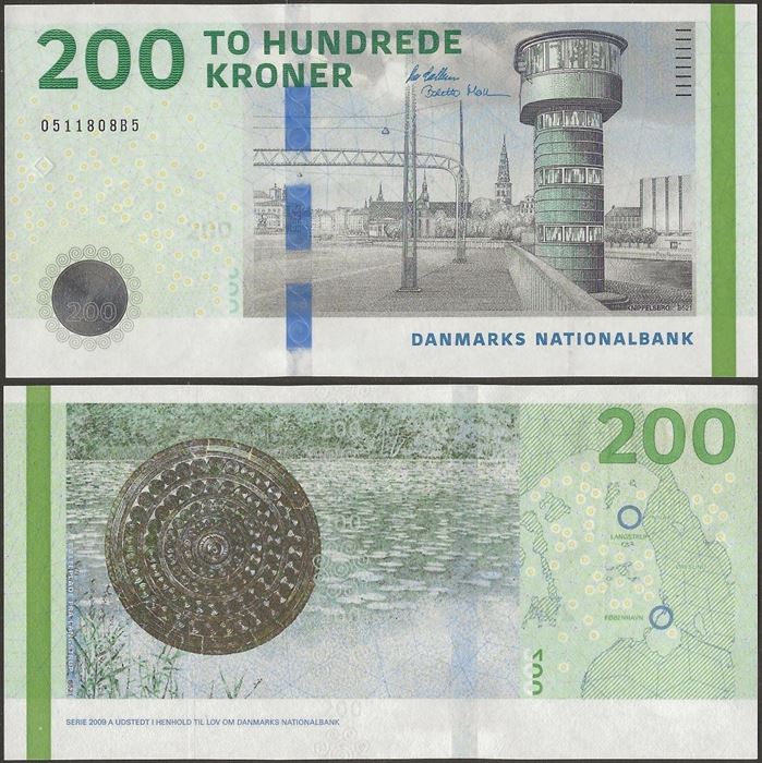 Picture of Denmark,Pw72a,B942b,200 Kroner,2021