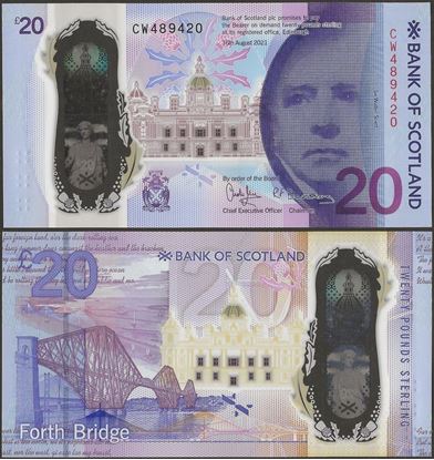 Picture of Scotland,Pw132,B237b,20 Pounds,2021,BoS