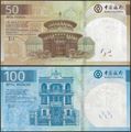 Picture of Macau,2 NOTE SET - 50/100 Patacas,BOC-B239a/B240a,2020