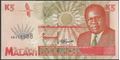 Picture of Malawi,P30,B130,5 Kwacha,1995