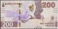 Picture of Zambia,Pw66,B175a,200 Kwacha,2025