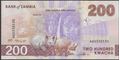 Picture of Zambia,Pw66,B175a,200 Kwacha,2025