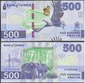 Picture of Zambia,Pw67,B176a,500 Kwacha,2025