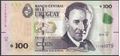 Picture of Uruguay,P095B,B554b,100 Pesos Uruguayos,2019