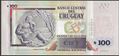 Picture of Uruguay,P095B,B554b,100 Pesos Uruguayos,2019