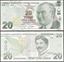 Picture of Turkey,P224f,B302f,20 Lira,G Prefix