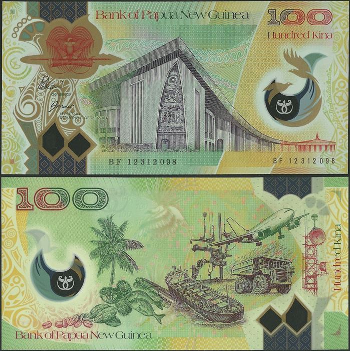 Picture of Papua New Guinea,P44a,B149a,100 Kina,2012