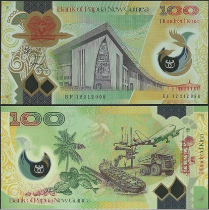 Picture of Papua New Guinea,P44,B149a,100 Kina,2012