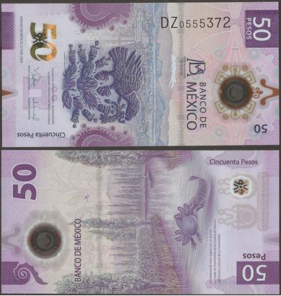 Picture of Mexico,Pw138(1),B723a,50 Pesos,2025,Comm