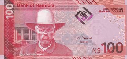 Picture of Namibia,Pw23,B223,100 Dollars,2025 - COMING SOON