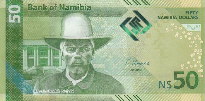 Picture of Namibia,Pw22,B222,50 Dollars,2025 - COMING SOON