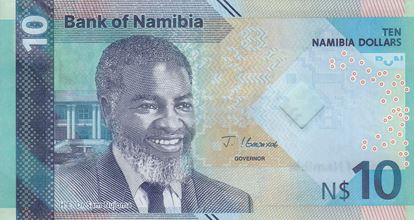 Picture of Namibia,Pw20,B220,10 Dollars,2025 - COMING SOON