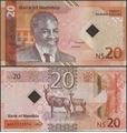 Picture of Namibia,Pw21,B221,20 Dollars,2025