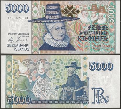 Picture of Iceland,P60e,B816e,5000 Kronur,2019