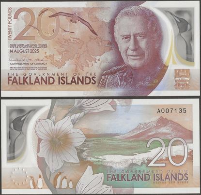 Picture of Falkland Islands,P22,B225,20 Pounds,2025