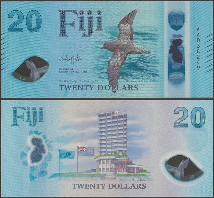 Picture of Fiji,P127,B536a,20 Dollars,2026,AA