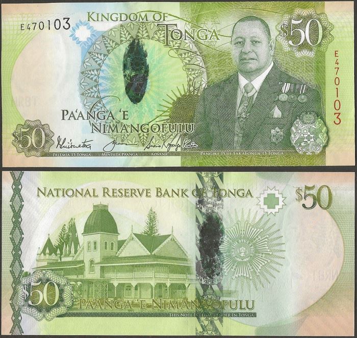 Picture of Tonga,P48A2,B223c,50 Paanga,In 2020