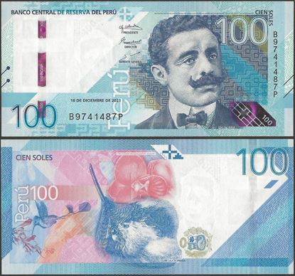 Picture of Peru,P199b,B540b,100 Soles,2021