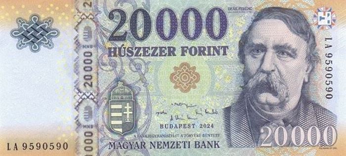 Picture of Hungary,P207h,B592h,20000 Forint,2024