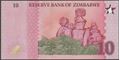Picture of Zimbabwe,P115,B206,10 Zig Dollars ,2026
