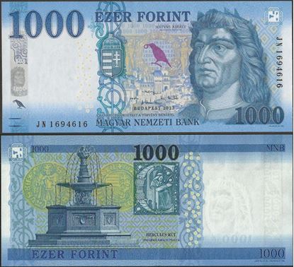 Picture of Hungary,P203c,B588c,1000 Forint,2023