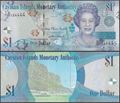 Picture of Cayman Islands,P38d,B218d,1 Dollar,D/10