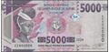 Picture of Guinea,P49e,B340e,5000 Francs,2024
