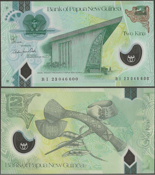Picture of Papua New Guinea,P50c,B154c,2 Kina,2023