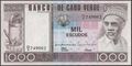 Picture of Cape Verde,P56,B203,1000 Escudos,1977