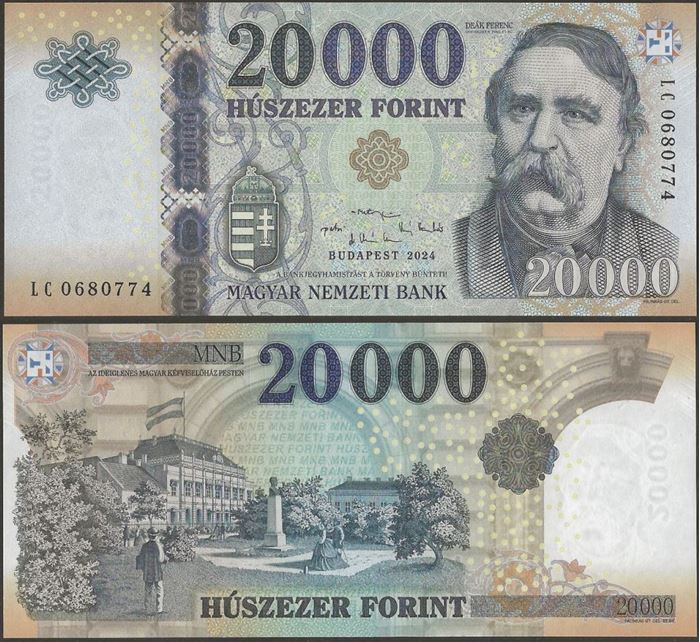 Picture of Hungary,P207h,B592h,20000 Forint,2024