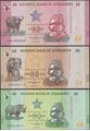 Picture of Zimbabwe,3 NOTE SET,10 to 50 Dollars,2026