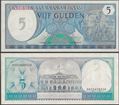 Picture of Suriname,5 NOTE SET,5 to 500 Gulden,1982-1985