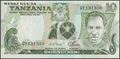 Picture of Tanzania,P06c,B106c,10 Shillingi,1978