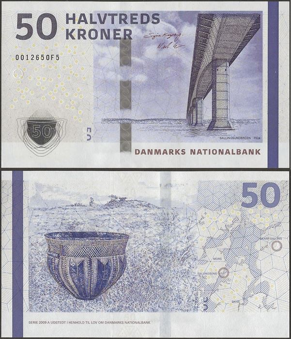 Picture of Denmark,P70b,B940a,50 Kroner,2024