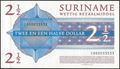 Picture of Suriname,P156,Bx,2.5 Dollar,2004