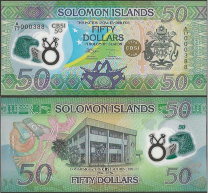 Picture of Solomon Islands,P40,B230,50 Dollars,2026,Comm