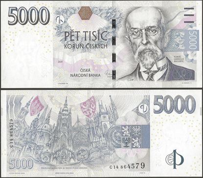 Picture of Czech Rep,P27,B126a,5000 Korun,2009