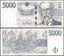 Picture of Czech Rep,P27,B126a,5000 Korun,2009