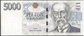 Picture of Czech Rep,P27,B126a,5000 Korun,2009