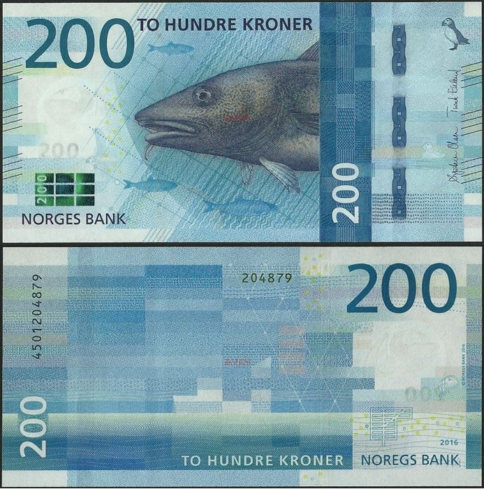 Picture of Norway,P55,200 Kroner,2017