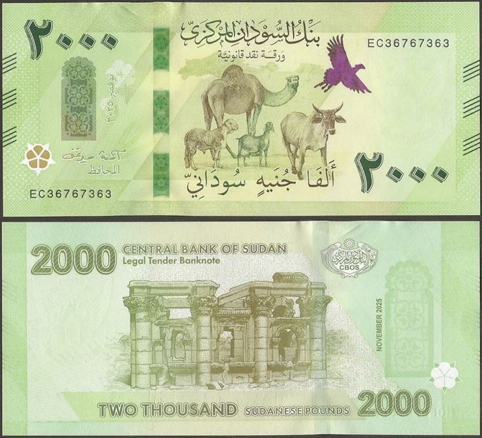 Picture of North Africa,P88b,B421b,2000 Pounds,2025